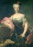Jacopo Amigoni Bildnis einer Dame als Diana oil painting reproduction
